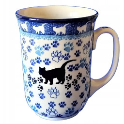 Kubek 500 ml, Kotek, Ceramika Artystyczna Bolesławiec.