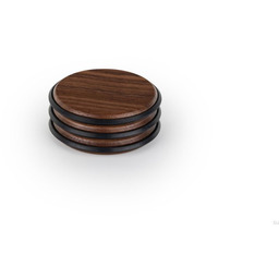 Stoper do drzwi Podłogowy Pulse 66 Drewniany Orzech Włoski