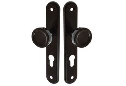 Gałko-gałka drzwiowa obrotowa GAMAR 90 WB brązowa