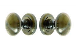 Gałko-gałka obrotowa z tarczką okrągłą KUCHINOX RETRO patyna