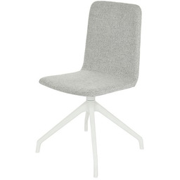 Krzesło Skin Cross, obrotowe, w stylu skandynawskim, tapicerowane, minimalistyczne, proste, do biurka, do salonu