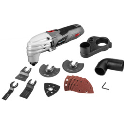 Urządzenie wielofunkcyjne 250 W z regulacją obrotów walizka GRAPHITE