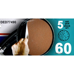 Krążek papier ścierny do gipsu żyrafy 225mm 60p