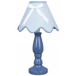 Lampka stołowa nocna niebieska Lola 41-04710