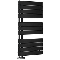 Grzejnik łazienkowy 450x934 mm, czarny mat MILI