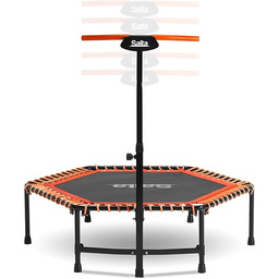 Salta trampolina dla młodzieży, unisex, z drążkiem, 128 cm