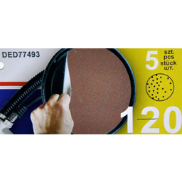 Krążek papier ścierny do gipsu żyrafy 225mm 120p