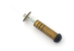 Odbój drzwiowy ścienny przykręcany, patyna szczotkowana