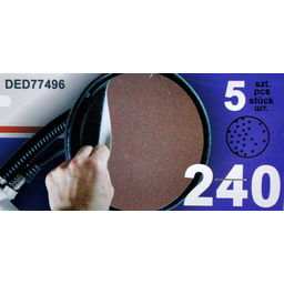 Krążek papier ścierny do gipsu żyrafy 225mm 240p