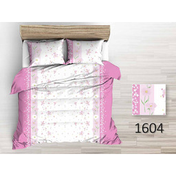 Darymex Pościel z kory 160x200 biała różowa kwiatki 1604N Koralove