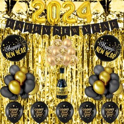 Zestaw Dekoracji Na Sylwestra Nowy Rok Balony Nr 7 Sylwester Happy New Year