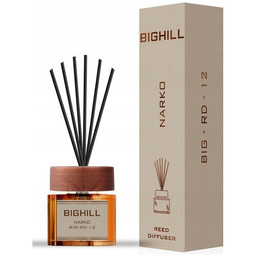 Bighill Ekskluzywny dyfuzor zapachowy z patyczkami - Narko 120ml
