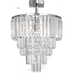 Lampa sufitowa kryształowa AMEDEO FC17106/6+3+1-CHROME+CL - Zuma Line