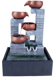 Pajoma Donice Fontanna Pokojowa, Niebieski, Miedziany, 24,5 x 18 x 36 cm