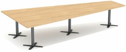 Stół konferencyjny Clover SK-122 Wuteh 380x197 cm, stół do biura, trapezowy