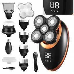 V316 5w1GOLARKA Męska Maszynka Do Golenia Trymer Do Nosa Uszu Usb Zarostu