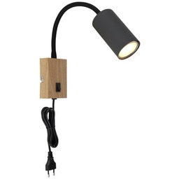 GLOBO Kinkiet Robby 57911WG Grafitowy