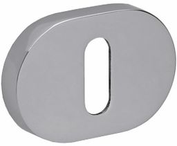 ROZETA OWALNA R75 CHROM KLUCZ
