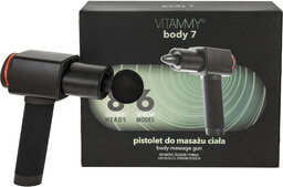VITAMMY BODY 7 Masażer pistolet do masażu, wielofunkcyjny z 8 głowicami