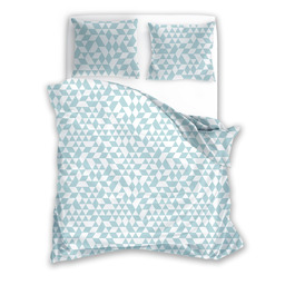 Faro Pościel z mikrofibry 220x200 Harmony 20 geometria miętowa