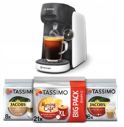Ekspres na kapsułki Bosch Tassimo Finesse Biały 3x Tassimo
