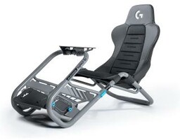 Playseat Trophy Logitech G Edition Wyścigowy do 163kg Tkanina Skóra ECO Szary Fotel wyścigowy