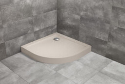 Radaway brodzik akrylowy ze strukturą Doros A Compact Stone kaszmirowy 80x80 cm SDRA8080-05-84S