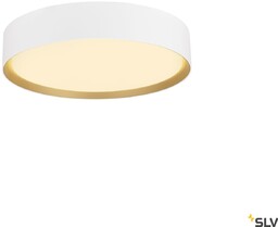DECONA lampa ścienna i sufitowa, okrągła, 2700/3000K, 18W, PHASE, biało / złota