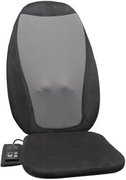 Masażer Shiatsu o ergonomicznym kształcie z funkcją podgrzewania - mata masująca z ruchomymi głowicami i pilotem sterującym (Lanaform Shiatsu Massager