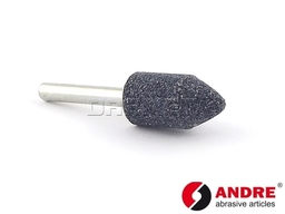 ANDRE Ściernica trzpieniowa walcowo-stożkowa 16 x 30 x 6 mm typ 5211 95A46M5VTE10 550764