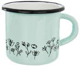 Kubek emaliowany niebieski LOUKA 400 ml