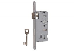 Zamek wpuszczany NOVET 02011 72/55 KL stal nierdzewna