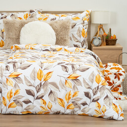 4Home Pościel bawełniana Autumn Leaves, 140 x 200 cm, 70 x 90 cm