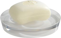 WENKO 18873572 mydelniczka Tropic White - mydelniczka, żywica poliestrowa, 12,3 x 2,1 x 12,3 cm, biała