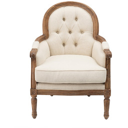 Fotel Bernard beige, 67 x 73 x 88 cm