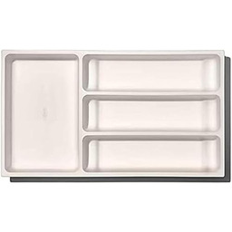 OXO Good Grips regulowany organizer na przybory do szuflady kuchennej, biały