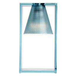 Kartell - Light Air Lampa Stołowa Rzeźbiona Jasnoniebieska
