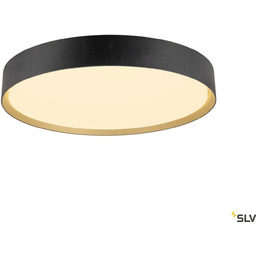 DECONA, lampa ścienna i sufitowa, okrągła, 2700/3000K, 23W, PHASE, czarno-złota