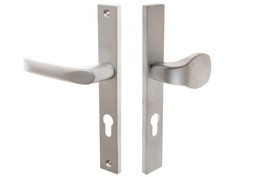 Pochwyt-klamka drzwiowa FAM 15120 90/240/32 chrom matowy lewa (2 śruby)