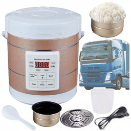 Traker Multicooker turystyczny ryżowar samochodowy 3L 220W 12V 24V Tir Bus