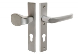 Pochwyt-klamka drzwiowa FAM 14147 90/204/32 chrom matowy prawa (3 śruby)