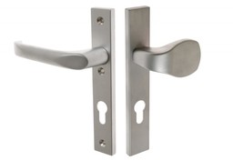 Pochwyt-klamka drzwiowa FAM 14153 90/204/32 chrom matowy lewa (3 śruby)