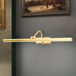 ORION Złote oświetlenie obrazów LED Sofia, 60 cm Sofia, mosiężny / złoty, salon / jadalnia, metal, nowoczesny