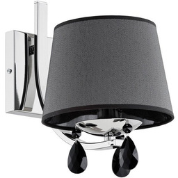 Kinkiet nowoczesny TRIX chrom/szary