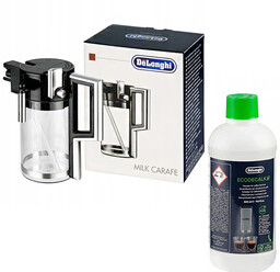 Pojemnik DeLonghi na mleko do ekspresu DLSC007 +Odkamieniacz Delonghi 500ml