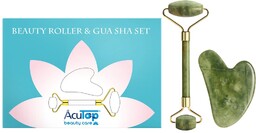 ZESTAW JADEITOWY - BEAUTY ROLLER & GUA SHA SET (BEAUTY A46004)