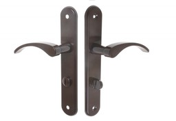 Klamka drzwiowa GAMAR VIOLA brązowa 72 WC