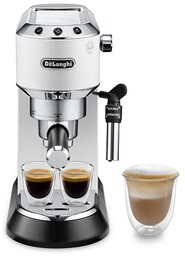 Kolbowy ekspres ciśnieniowy do kawy De'Longhi EC685.W Dedica 1350 W biały