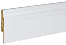 Listwa przypodłogowa Modena 80 Retro biała 2,4 m KORNER