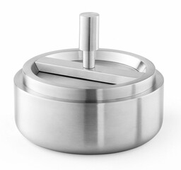 Zack CONTAS Popielniczka Stalowa z Mechanizmem Obrotowym / Zamykana